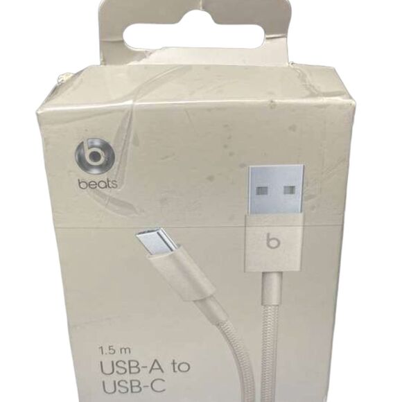 Genuine Beats USB‑C to USB‑A Woven Cable 1.5m – Surge Stone - Lot of 2- Box Wear - Picture 9 of 11